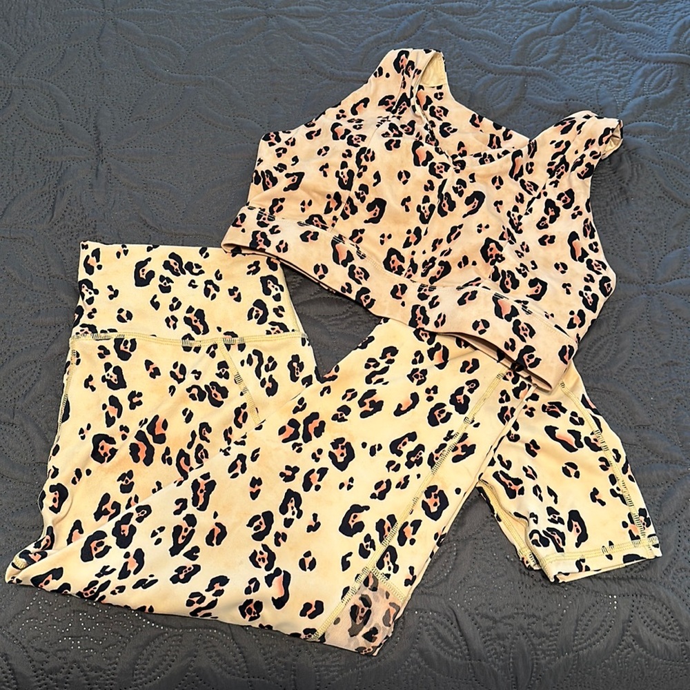 Matching Leopard Print Set